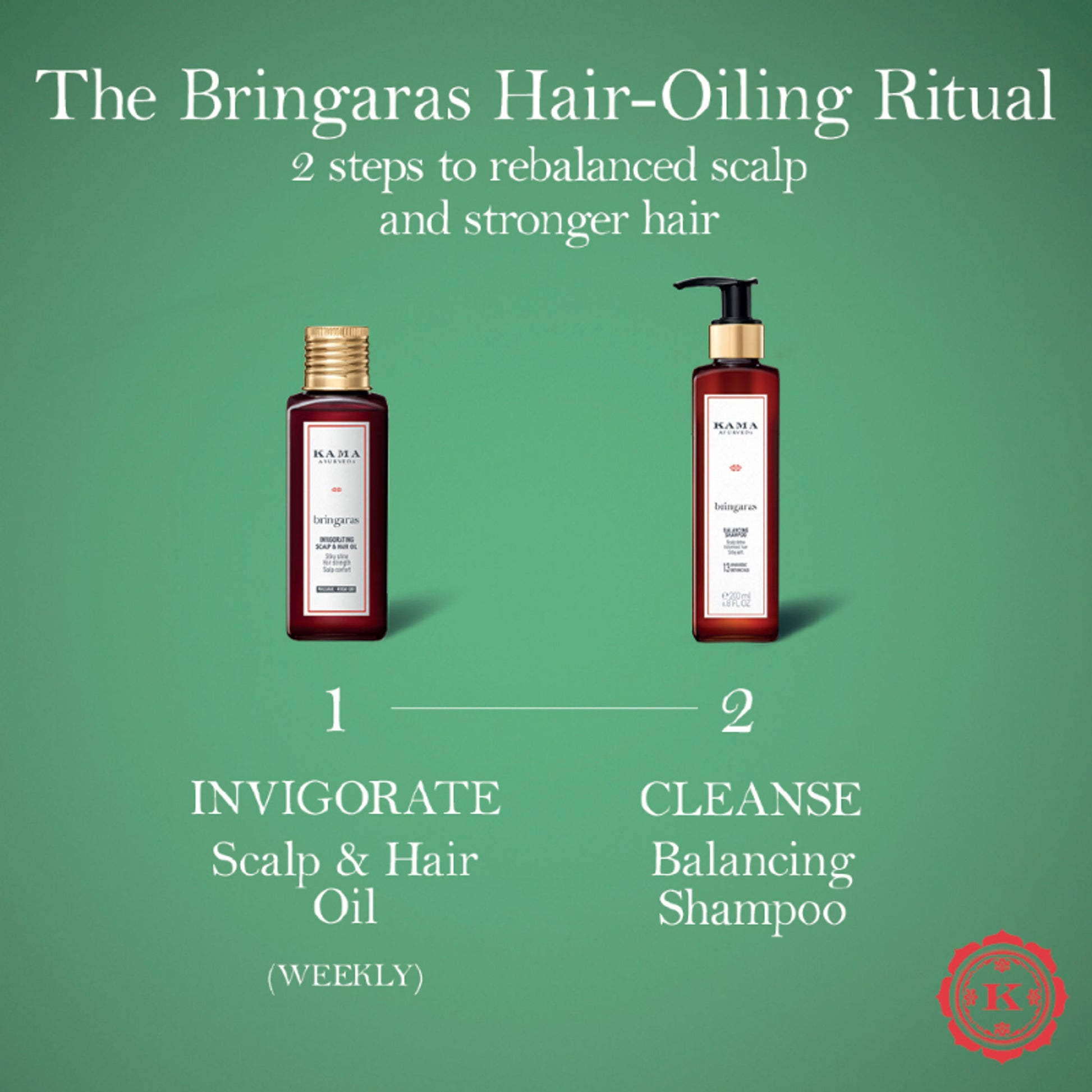 Kama Ayurveda Bringaras Balancing Scalp & Hair Oil