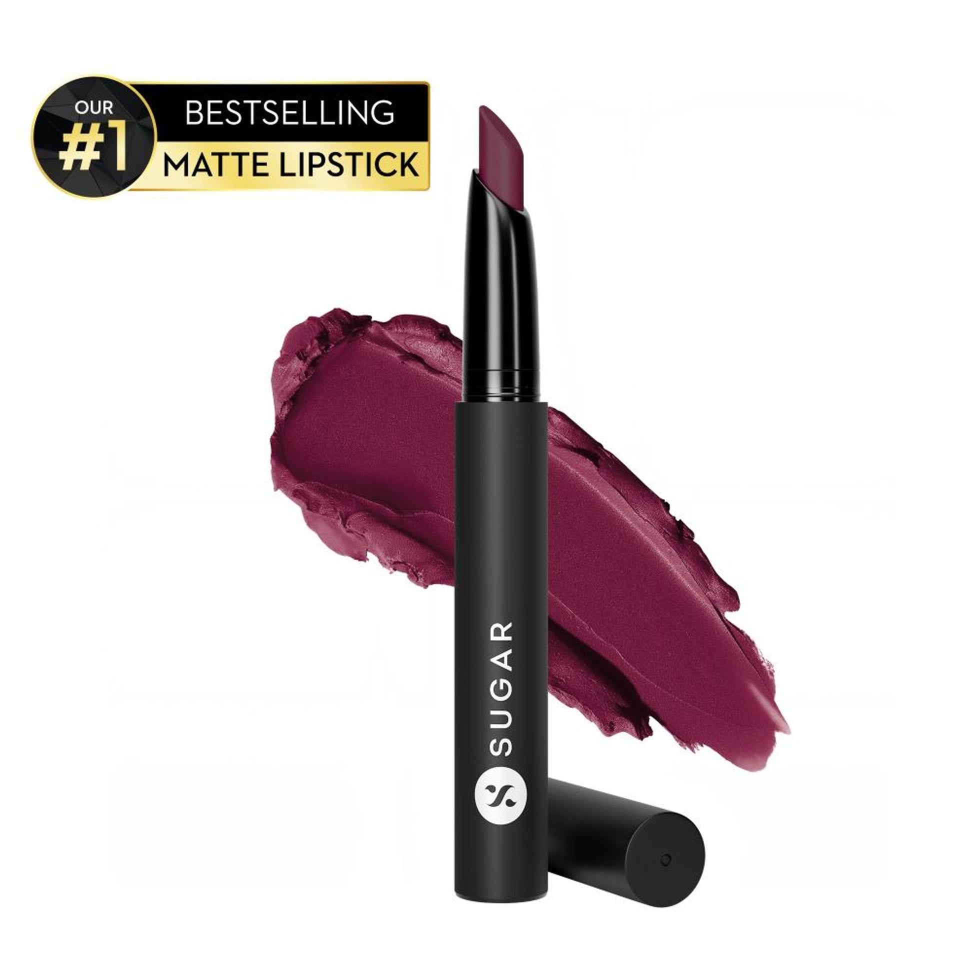 SUGAR Matte Attack Transferproof Lipstick - 03 The Grandberries (Dark Berry)