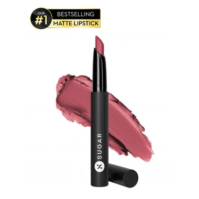 SUGAR Matte Attack Transferproof Lipstick - 15 Salmon Republic (deep Salmon Pink)