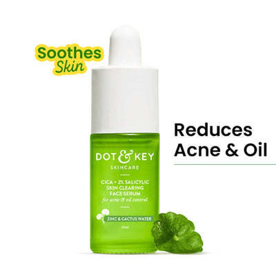Dot & Key 2% Salicylic Cica Anti Acne Face Serum For Irritation & Unclogs Pores