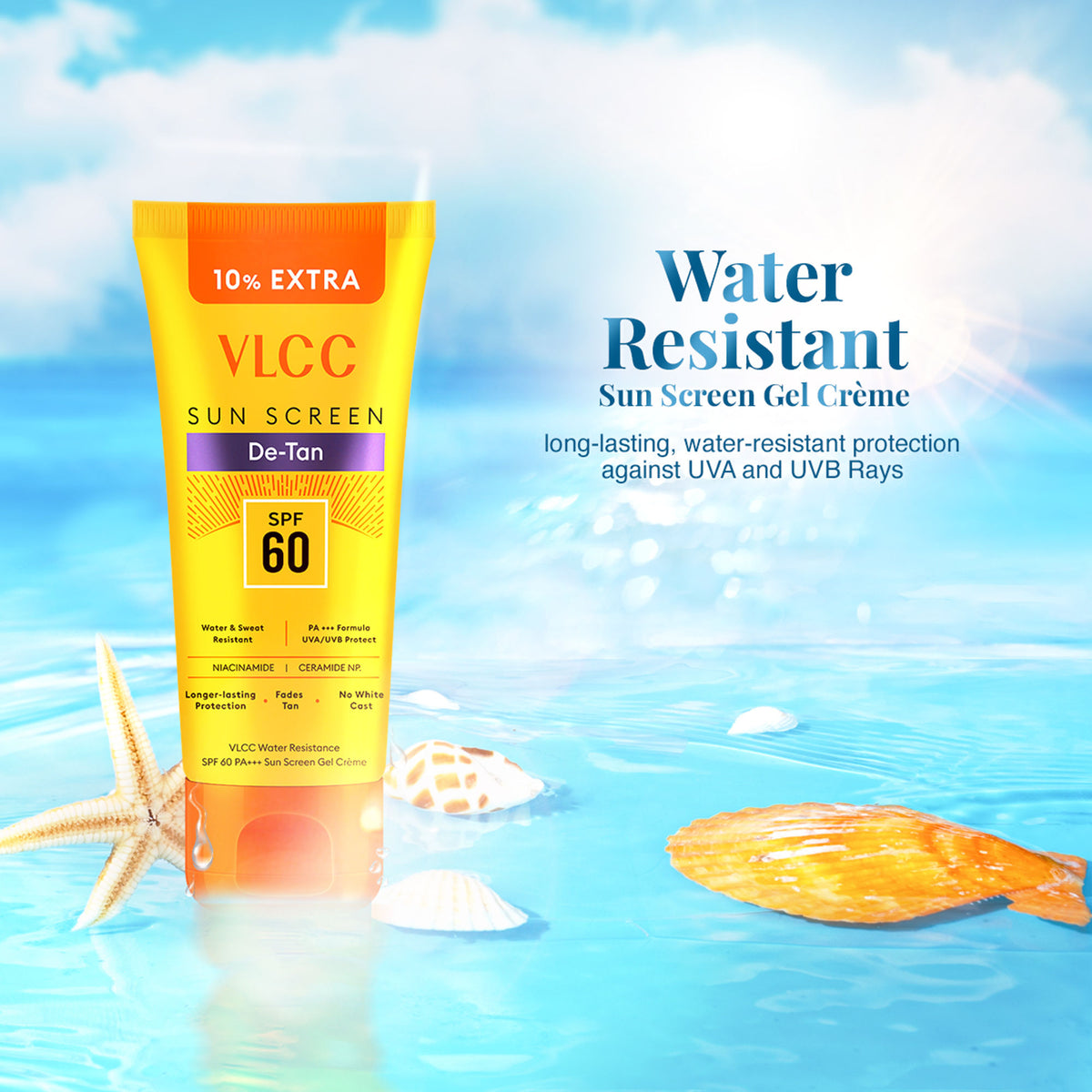 VLCC Water Resistant SPF 60 PA+++ Sunscreen Gel Cream