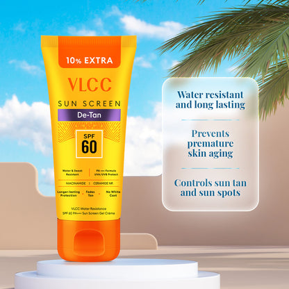 VLCC Water Resistant SPF 60 PA+++ Sunscreen Gel Cream