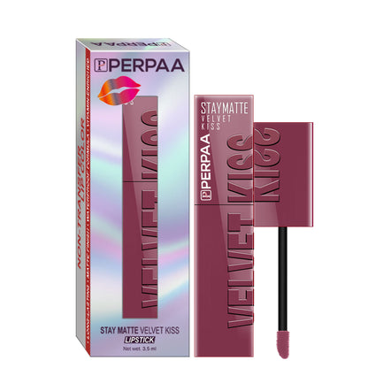 PERPAA Velvet Kiss Matte Waterproof Liquid Lipstick - Light Mauve