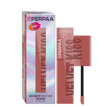 PERPAA Velvet Kiss Matte Waterproof Liquid Lipstick - Nude