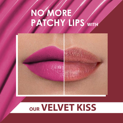 PERPAA Velvet Kiss Matte Waterproof Liquid Lipstick - Dark Pink