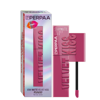 PERPAA Velvet Kiss Matte Waterproof Liquid Lipstick - Nude Pink