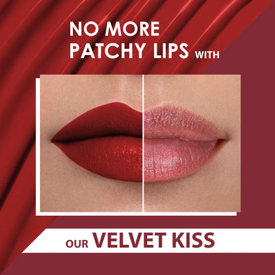 PERPAA Velvet Kiss Matte Waterproof Liquid Lipstick - Cherry Red
