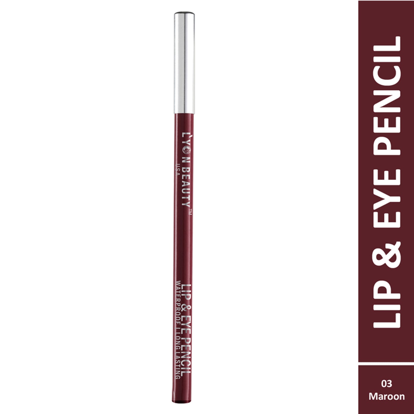 Lyon Beauty Lip & Eye Pencil - Maroon 03