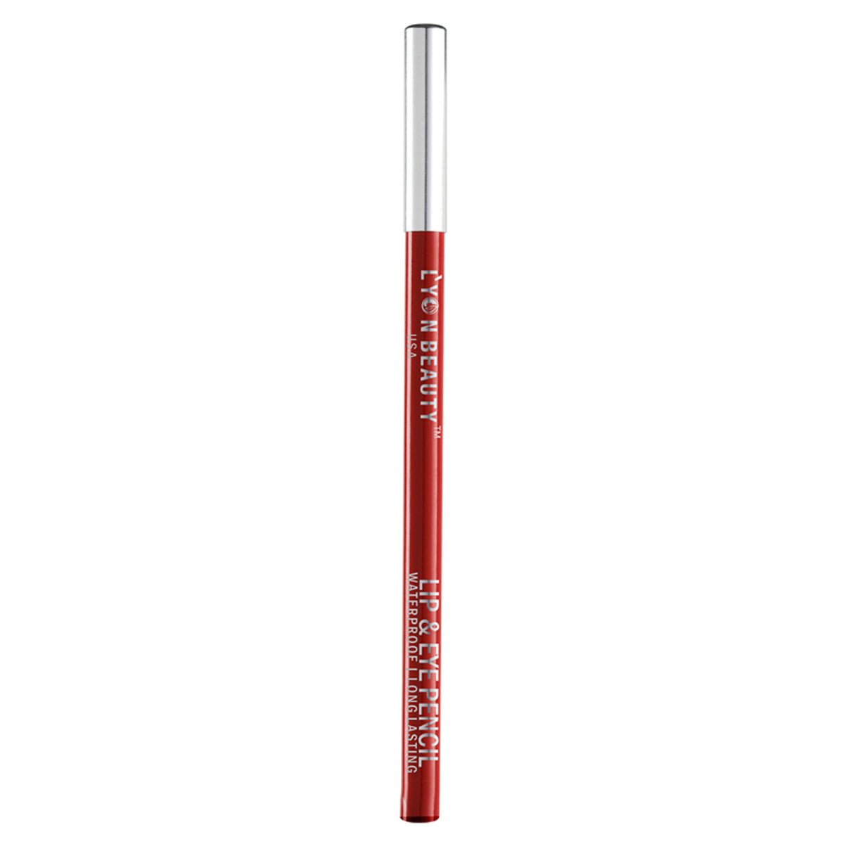 Lyon Beauty Lip & Eye Pencil in Indian Red 07, featuring a versatile red pencil for lips and eyes, shown on a white background.
