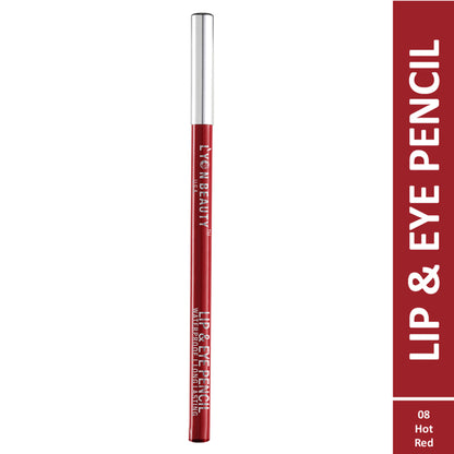 Lyon Beauty Lip & Eye Pencil - Hot Red 08