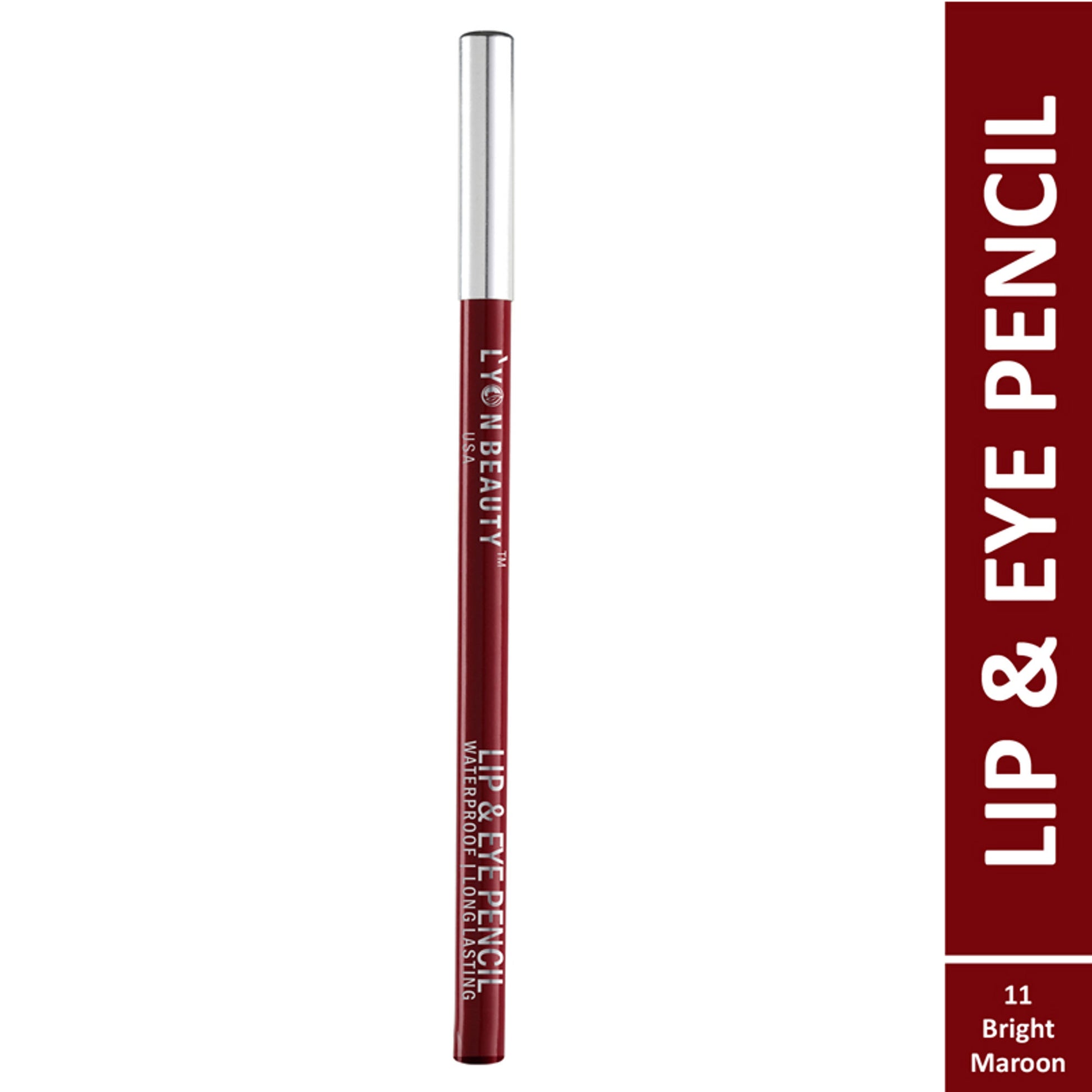 Lyon Beauty Lip & Eye Pencil - Bright Maroon 11