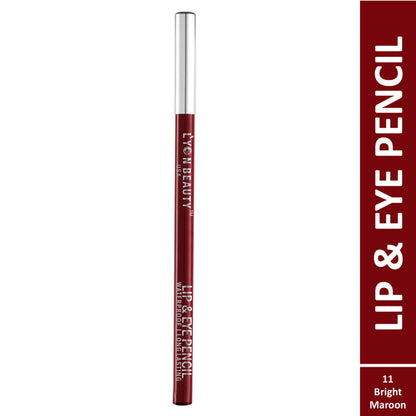 Lyon Beauty Lip & Eye Pencil - Bright Maroon 11