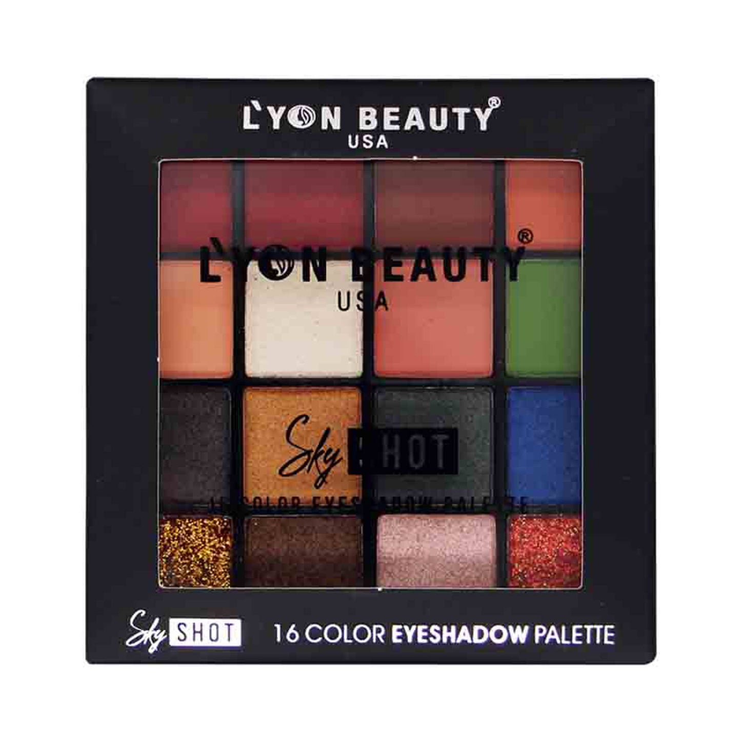 Lyon Beauty Sky Shot 16 Color Eyeshadow Palette - Multi-Color 01