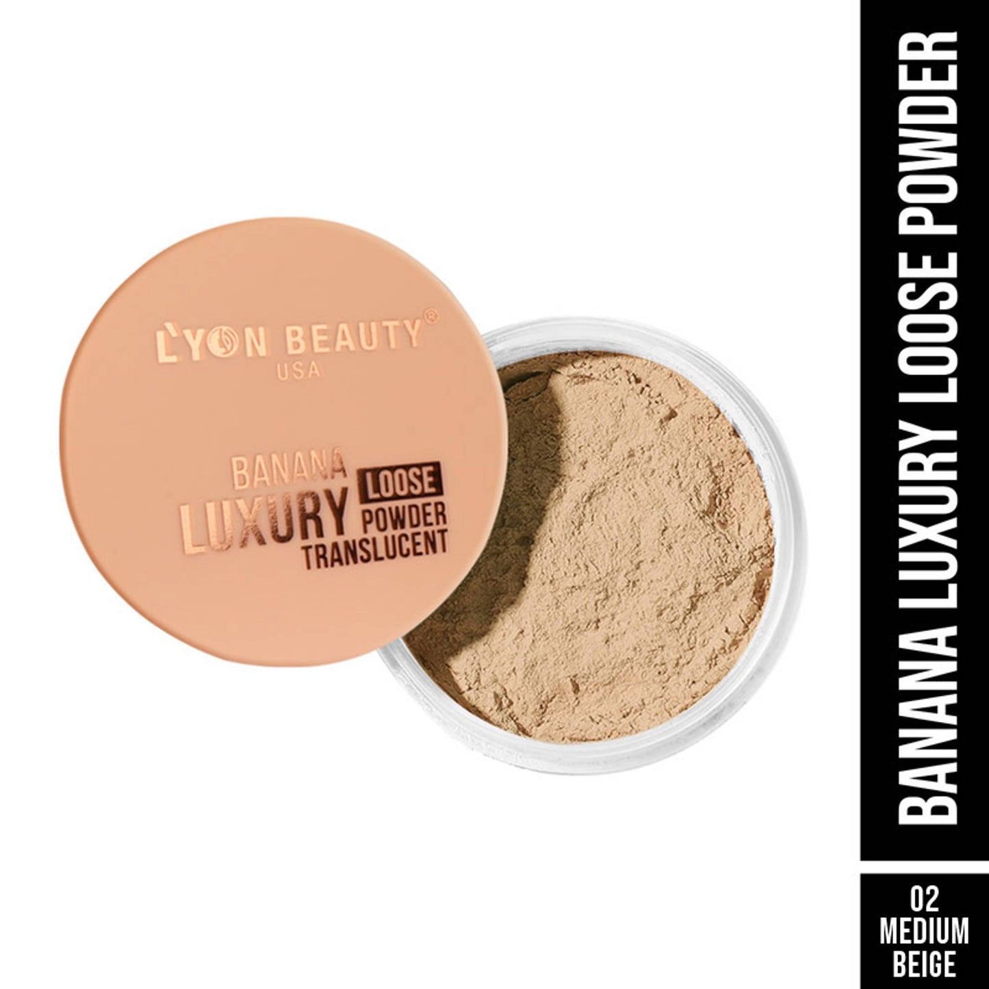 Lyon Beauty Banana Loose Powder - Medium Beige 02
