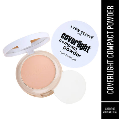Lyon Beauty Coverlight Compact Powder - Very Natural 02