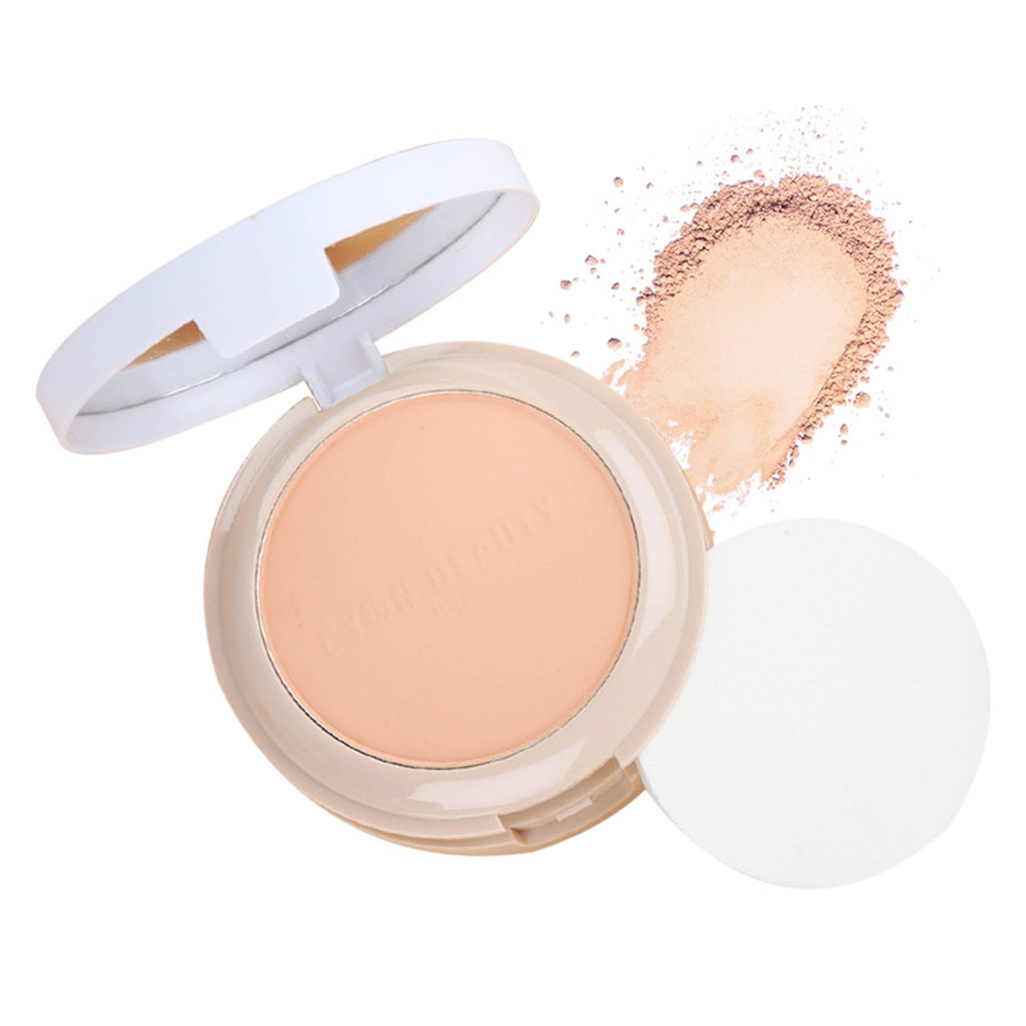Lyon Beauty Coverlight Compact Powder - Nude Beige 03