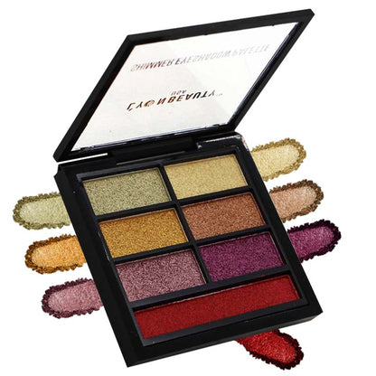 Lyon Beauty Shimmer Eyeshadow Palette - Multi-Color 03