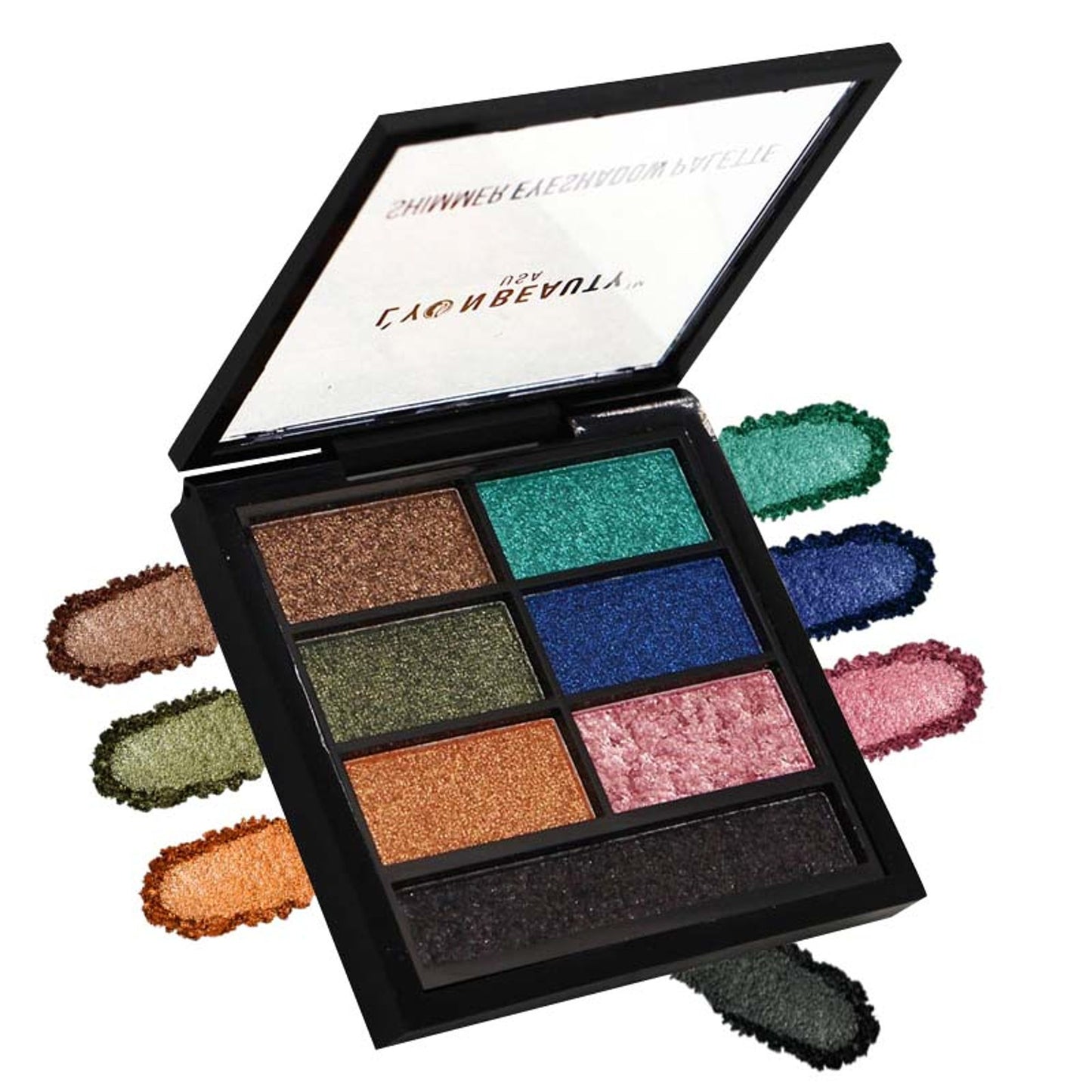 Lyon Beauty Shimmer Eyeshadow Palette - Multi-Color 04