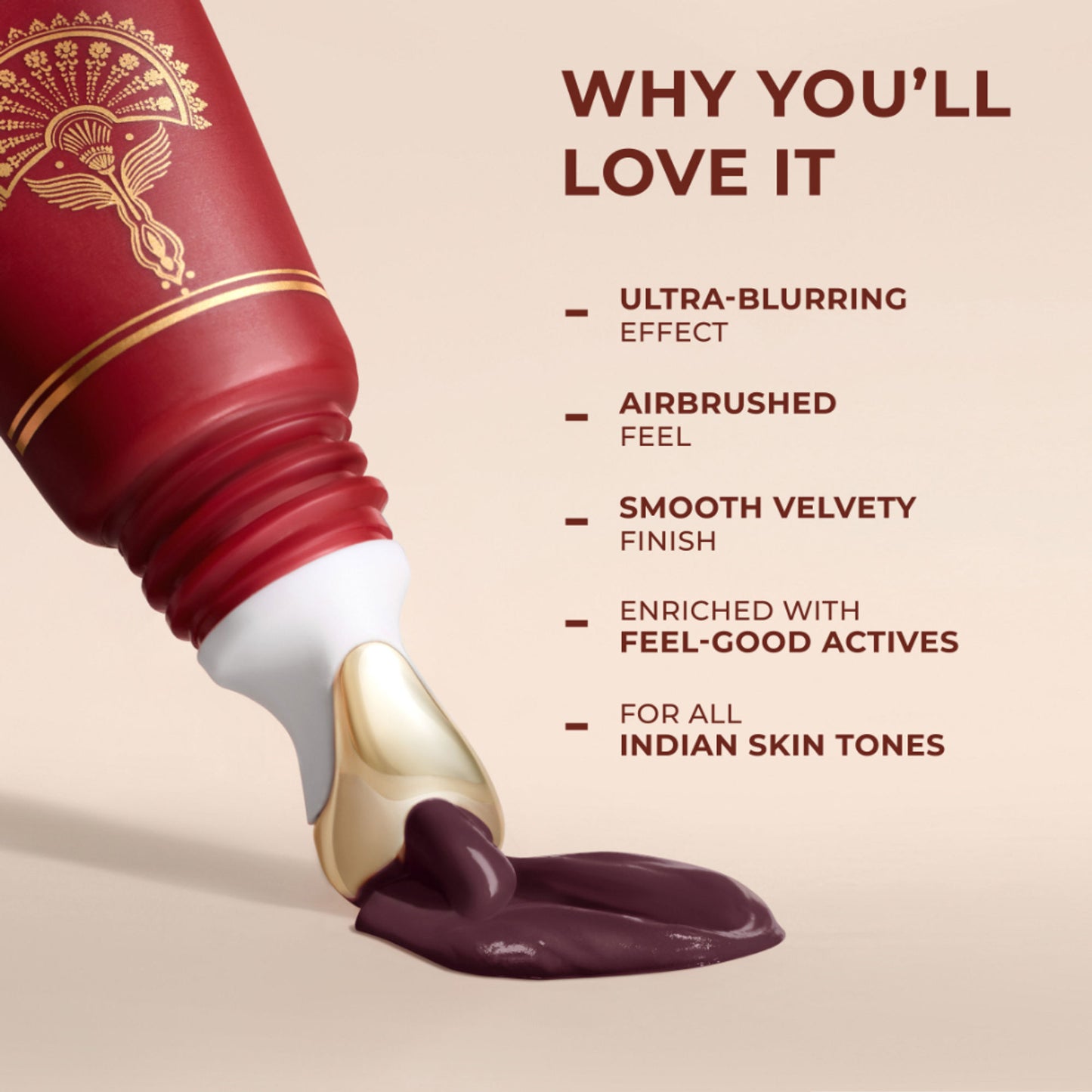 LoveChild Masaba Air Gasm Blurring Lip Tint - Tender Tamarind