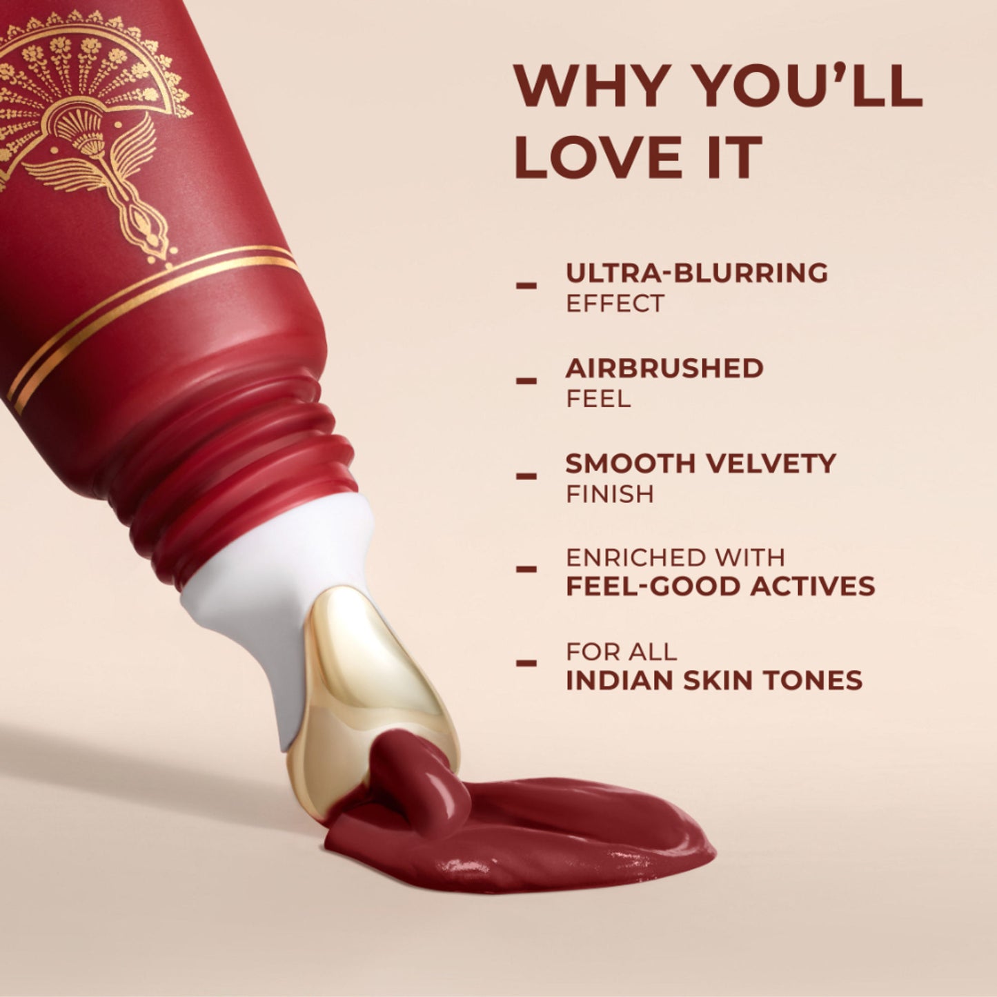 LoveChild Masaba Air Gasm Blurring Lip Tint - Fuzzy Fudge