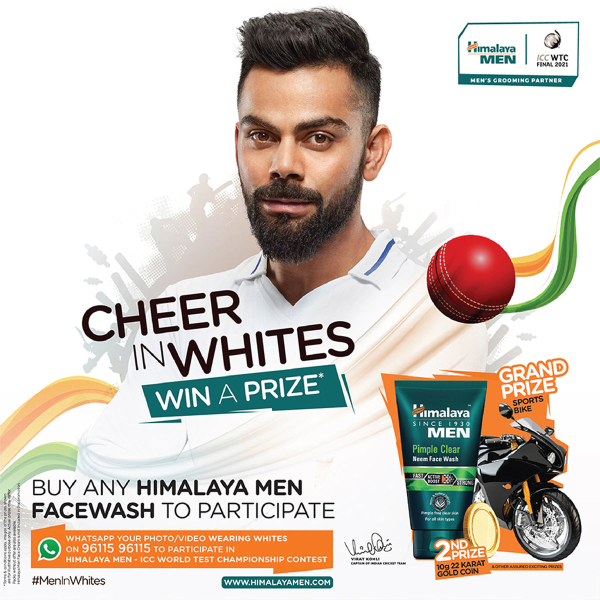Himalaya Men Pimple Clear Neem Face Wash bottle with label, suitable for oily and acne-prone skin.