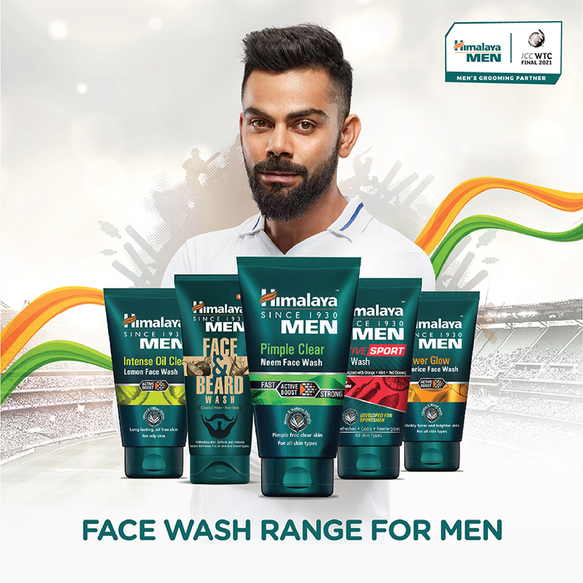 Himalaya Men Pimple Clear Neem Face Wash bottle with label, designed for clear, healthy skin for men.