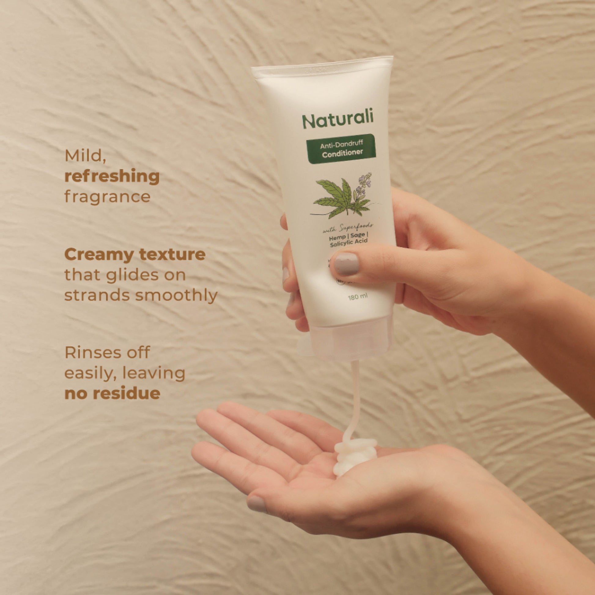 Naturali Anti-Dandruff Conditioner With Hemp, Sage & Salicylic Acid