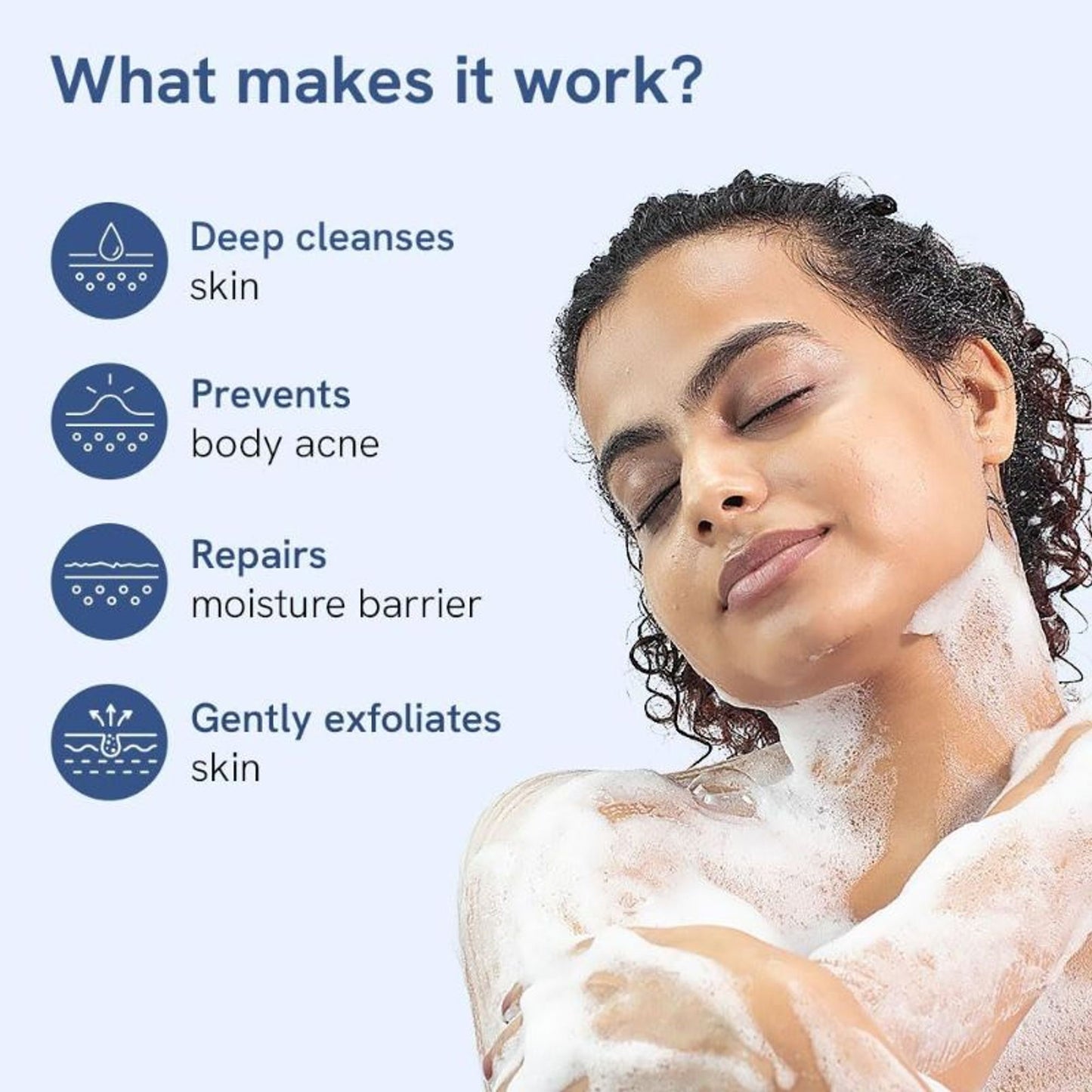 Be Bodywise Body Wash Kit- Deep Cleanses, Exfoliates Skin, Prevents Acne & Strawberry Legs