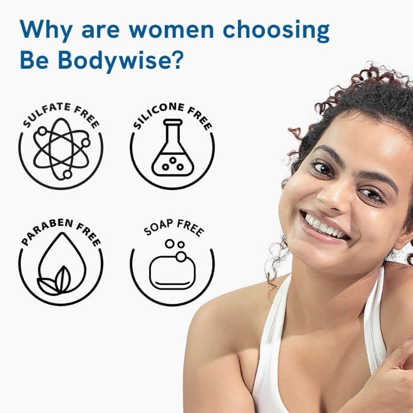 Be Bodywise Body Wash Kit- Deep Cleanses, Exfoliates Skin, Prevents Acne & Strawberry Legs