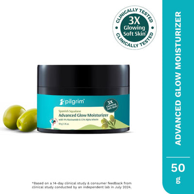 Pilgrim Spanish Squalane Advanced Glow Moisturizer Niacinamide For 3x Soft Glowing & Even-Toned Skin