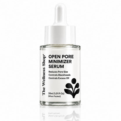 The Wellness Shop Open Pore Minimizer Face Serum for Oily & Acne Prone Skin, Reduce Dark Spot