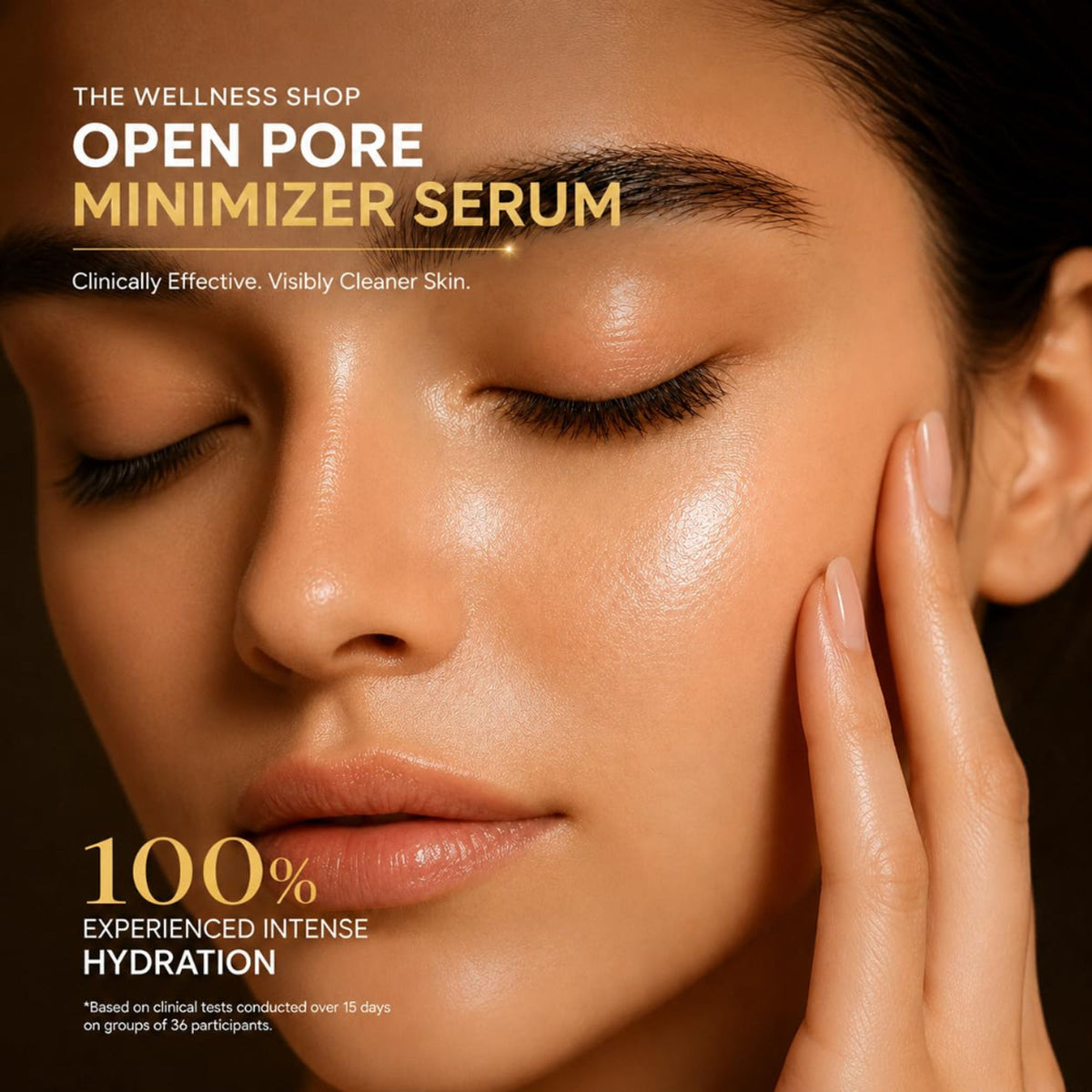 The Wellness Shop Open Pore Minimizer Face Serum for Oily & Acne Prone Skin, Reduce Dark Spot