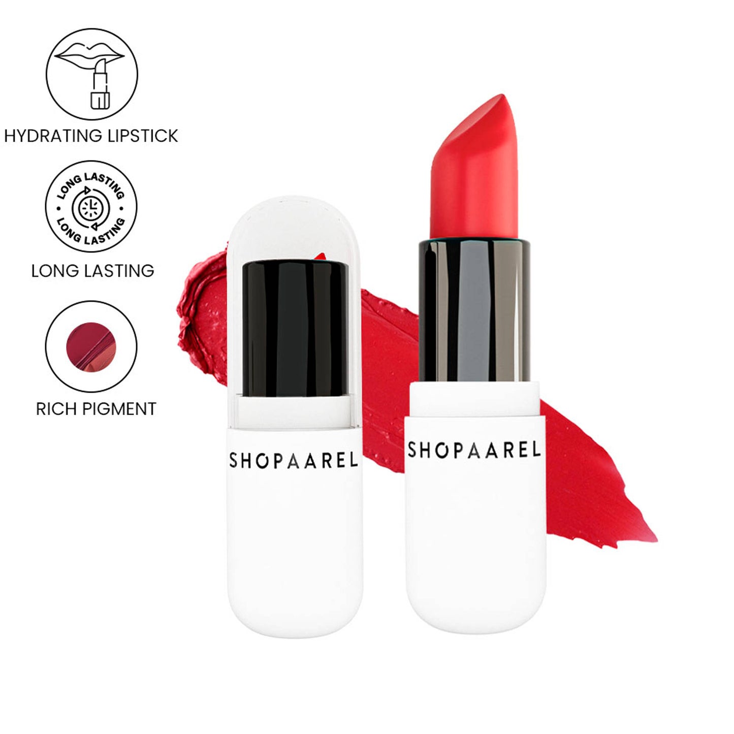 Shopaarel Velvet Fusion Matte Lipstick - Bold 01