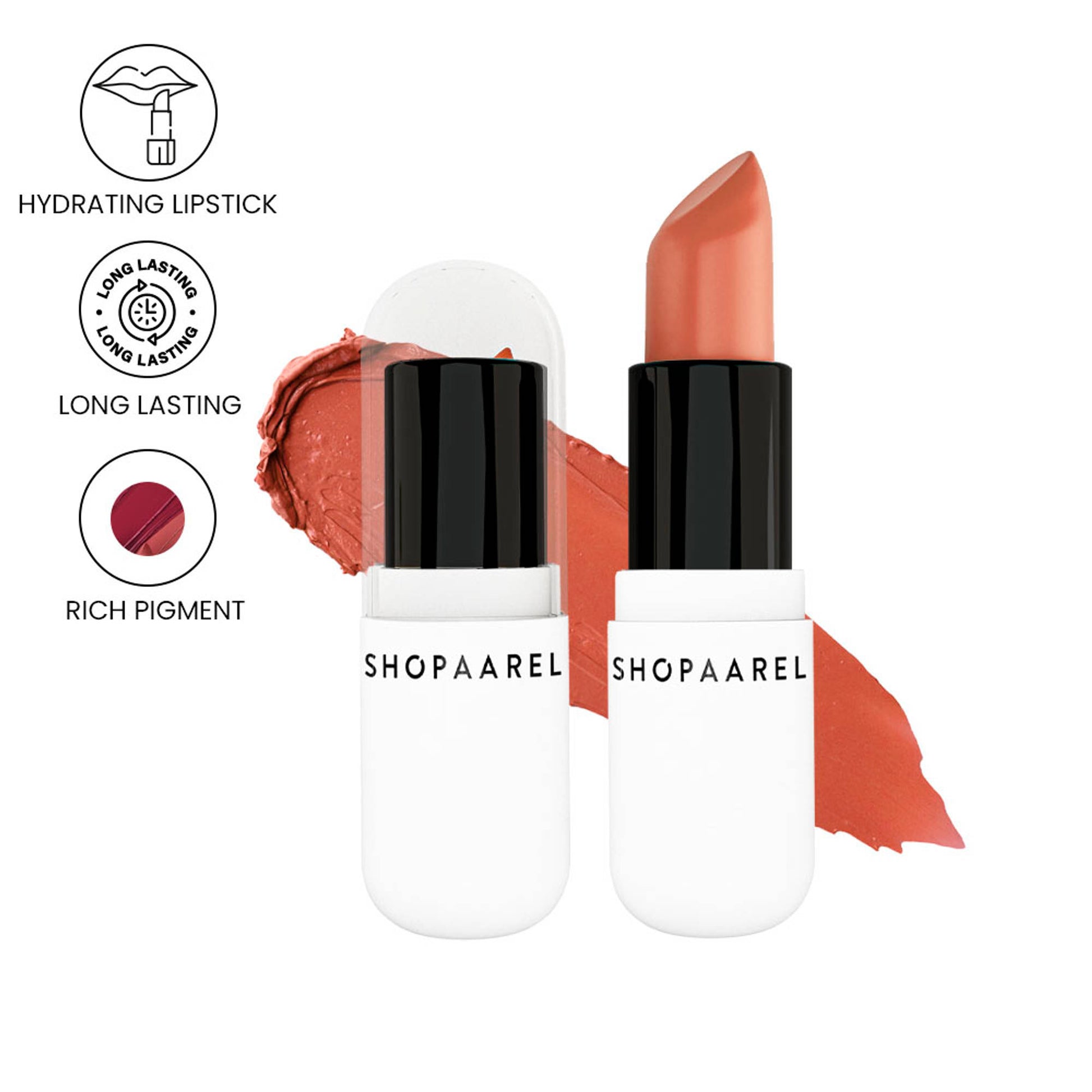 Shopaarel Velvet Fusion Matte Lipstick - Hot 02