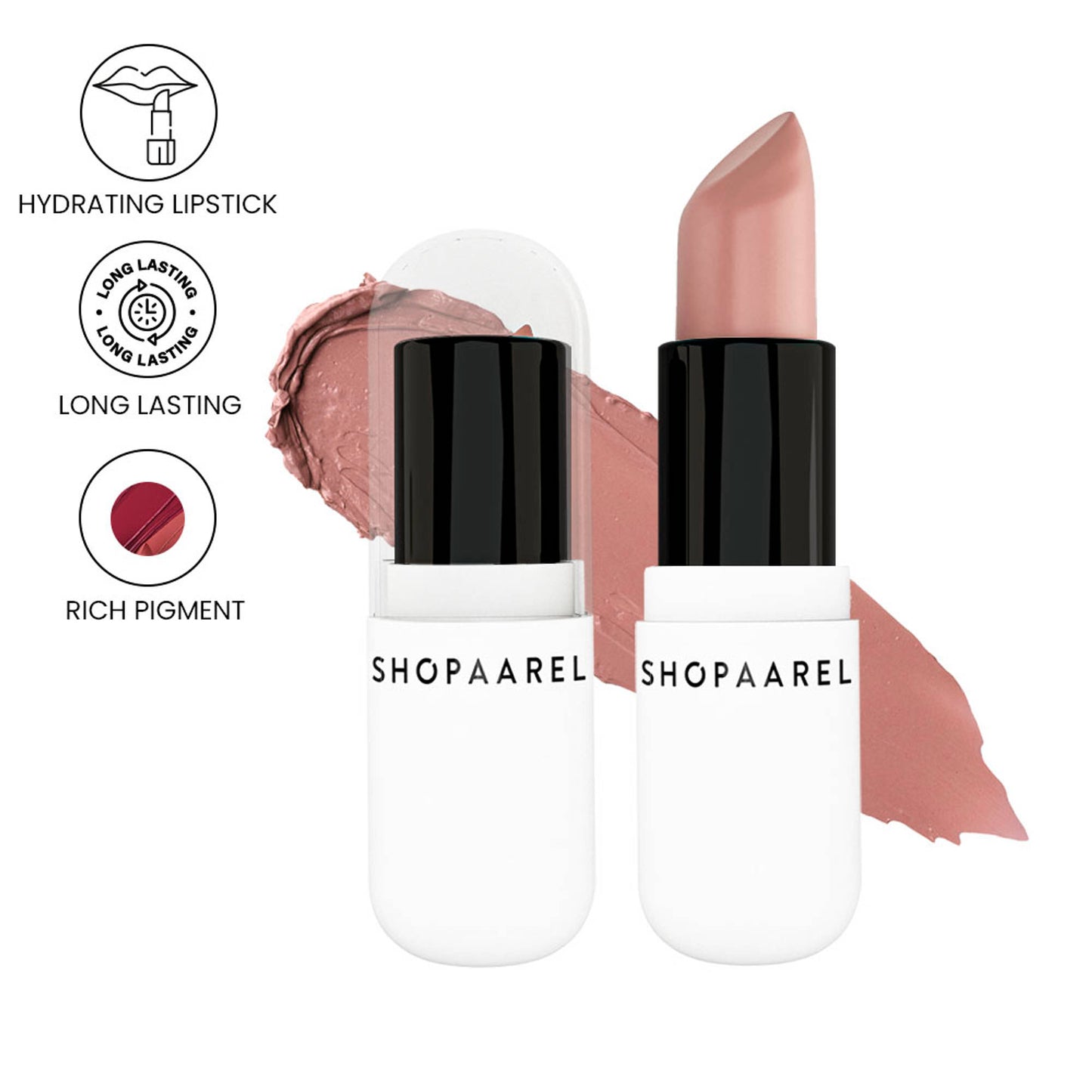 Shopaarel Velvet Fusion Matte Lipstick - Power 04