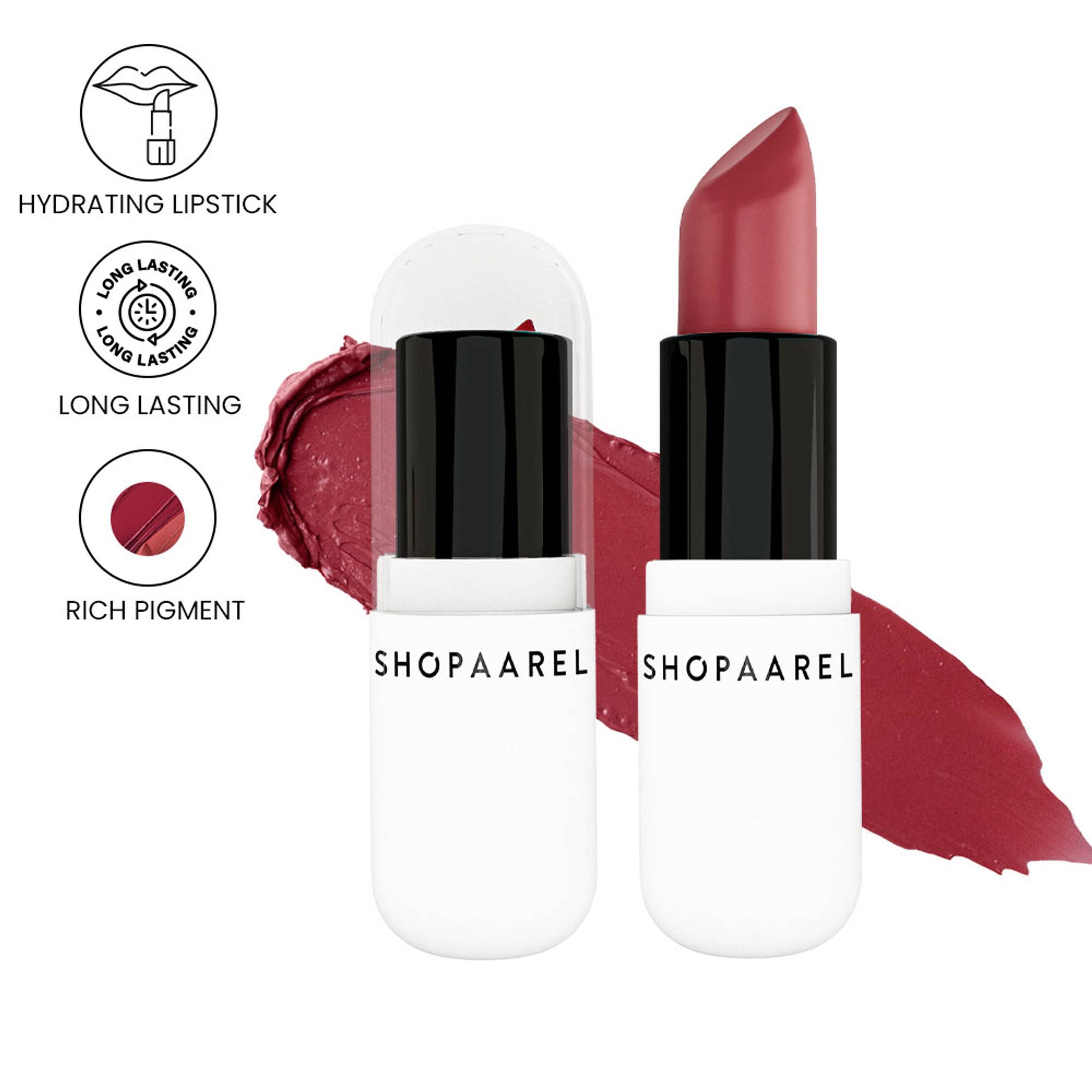 Shopaarel Velvet Fusion Matte Lipstick - Flirty 07