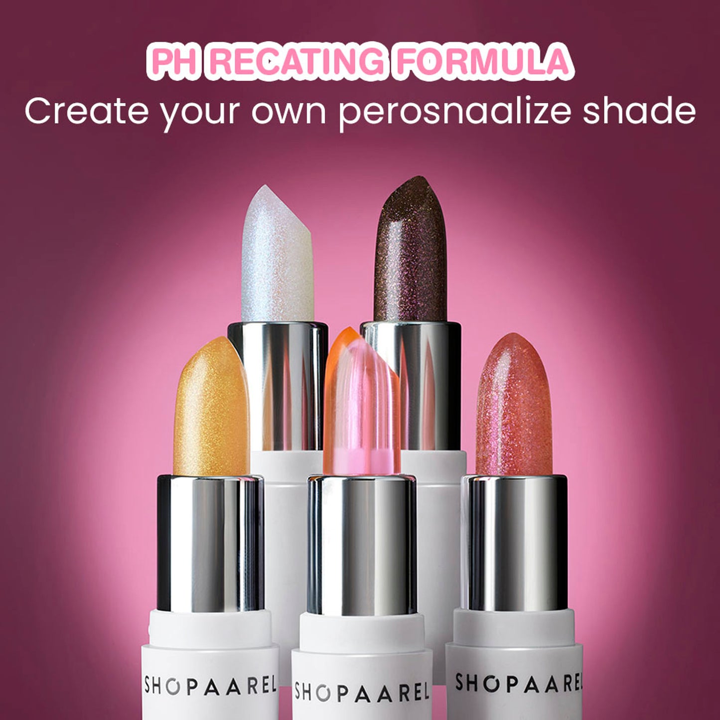 Shopaarel Blooming Kiss Glass Lipstick - Angel 01