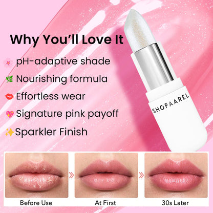 Shopaarel Blooming Kiss Glass Lipstick - Angel 01
