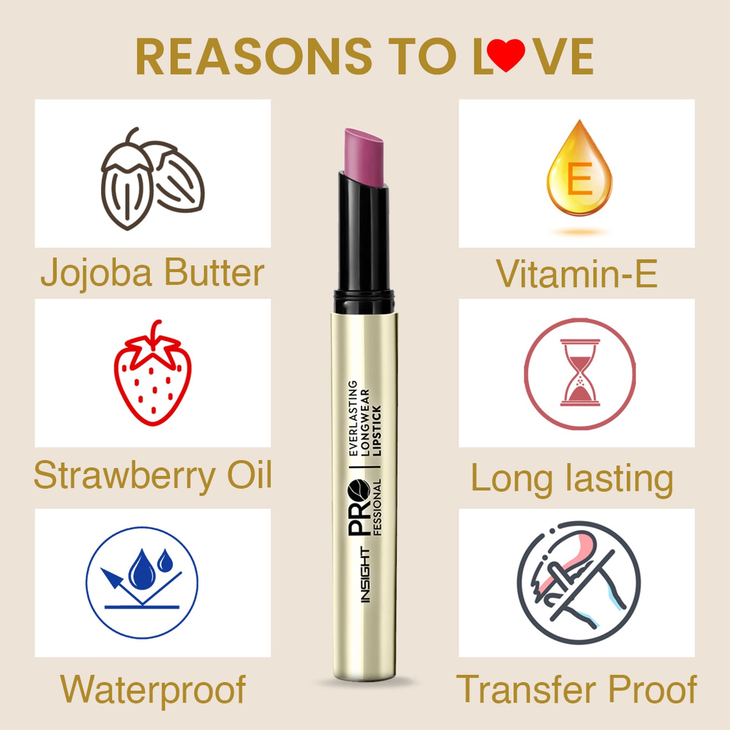 Insight Professional Everlasting Longwear Lipstick - Clans