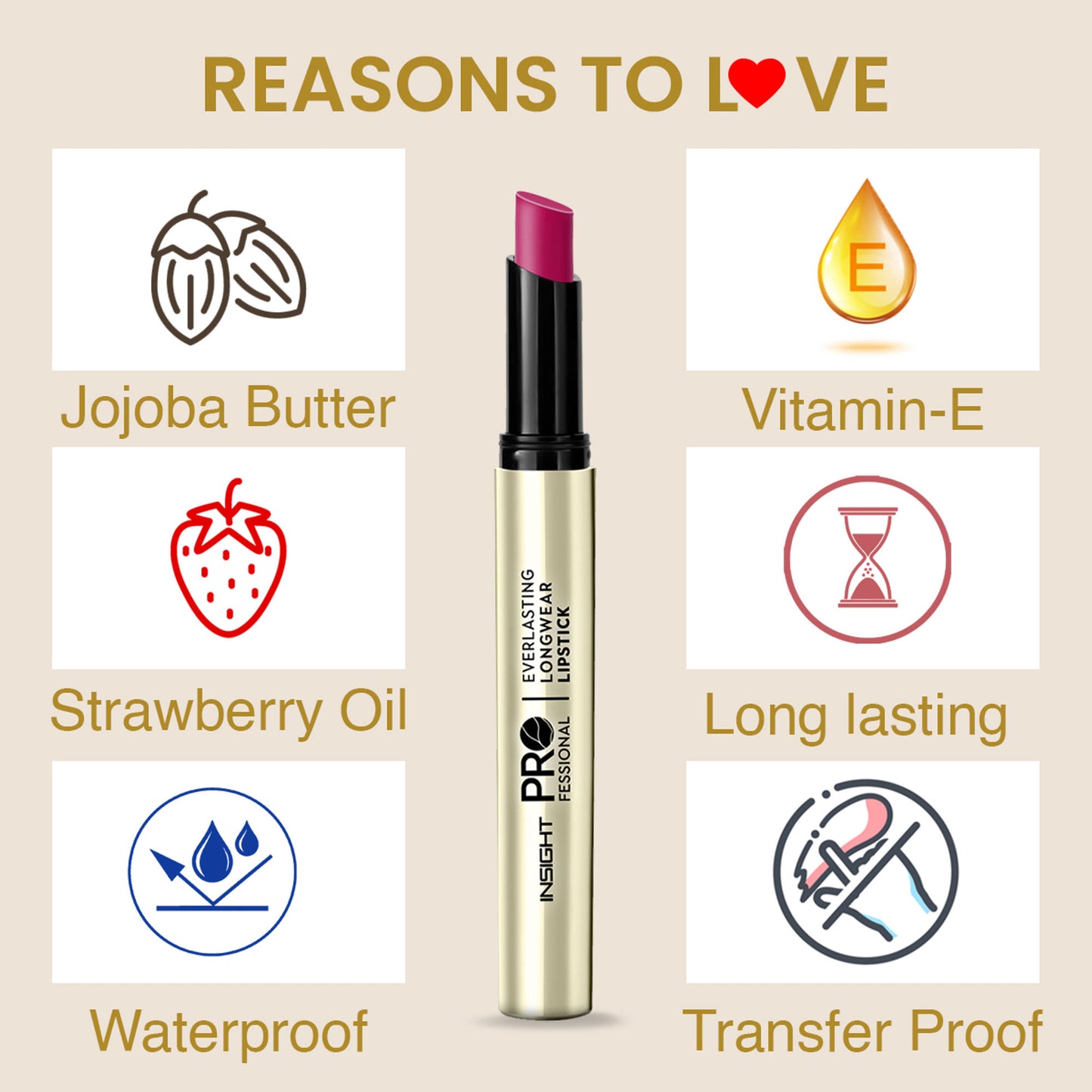 Insight Professional Everlasting Longwear Lipstick - Meta