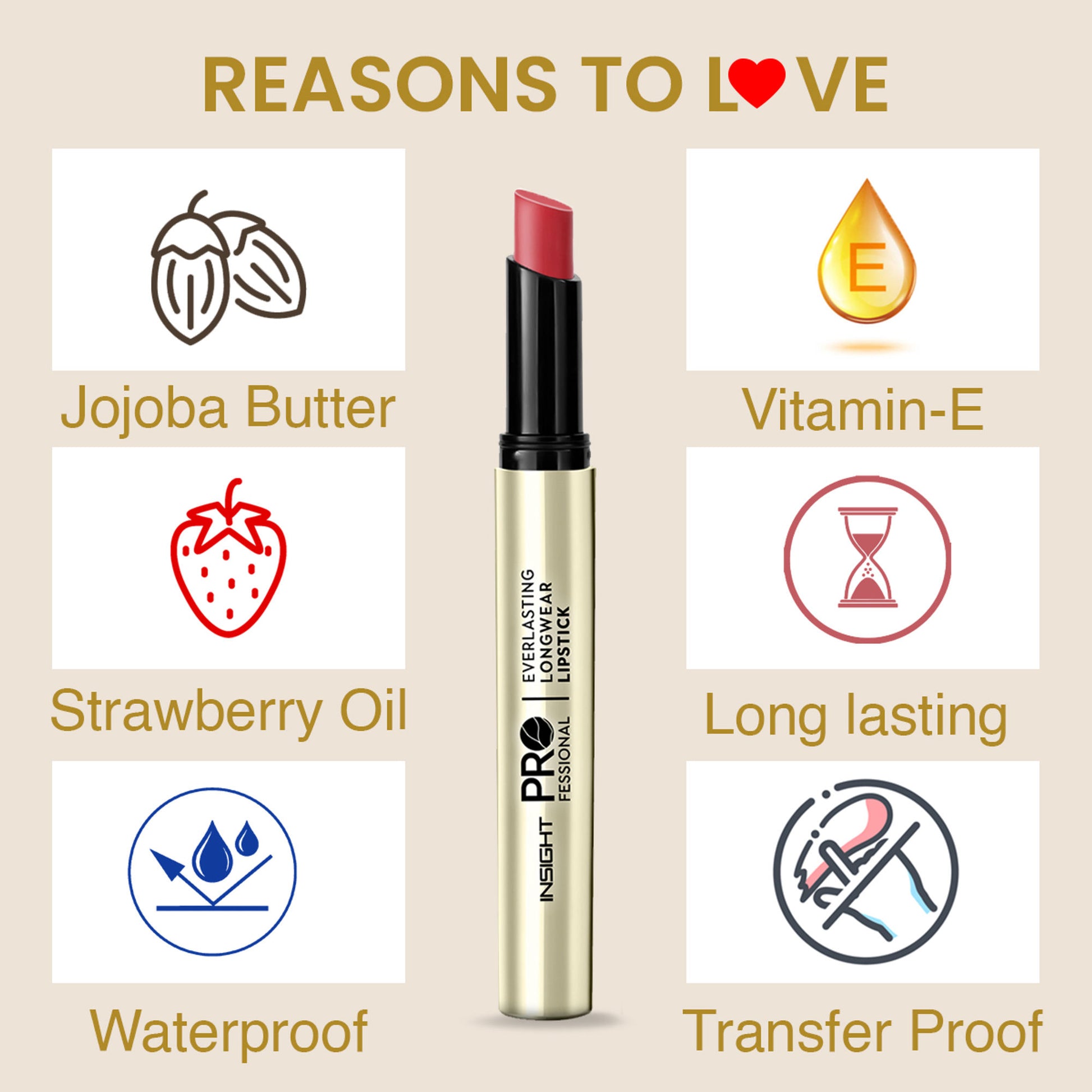 Insight Professional Everlasting Longwear Lipstick - FPS