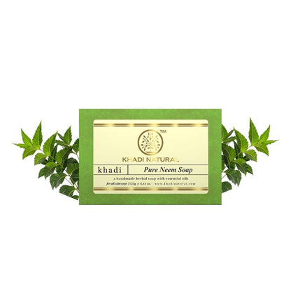 Khadi Natural Pure Neem Handmade Soap Anti-Bacterial