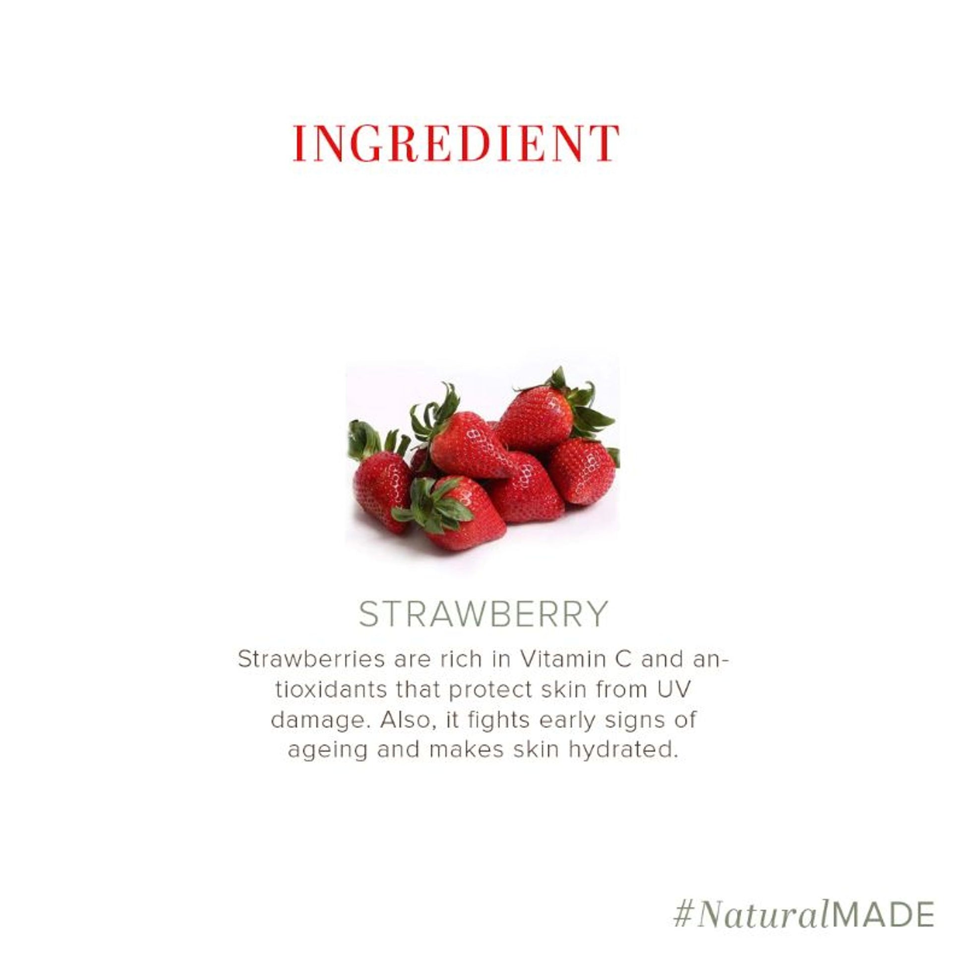 Khadi Natural Strawberry Handmade Soap Soft & Radiant Skin