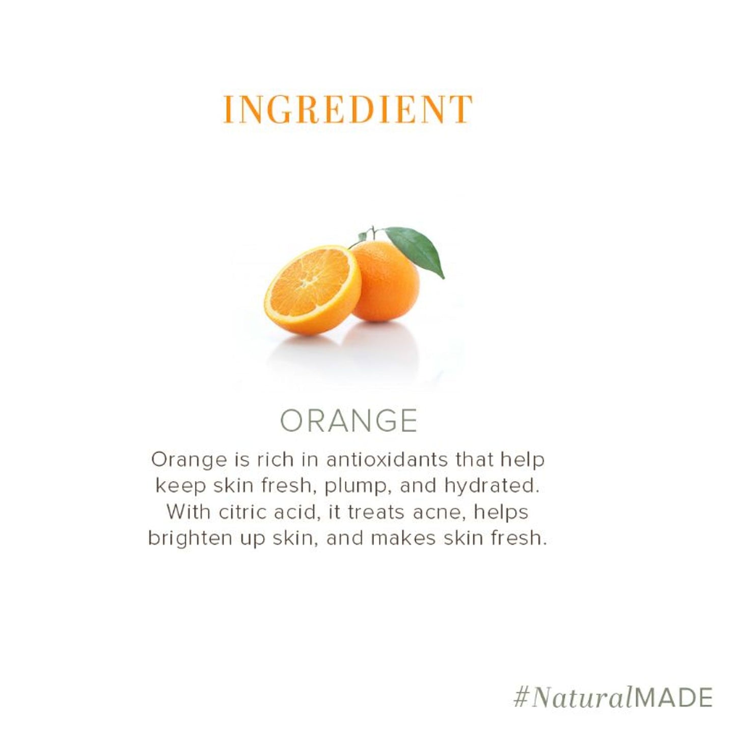 Khadi Natural Orange Handmade Soap Cleanse, Tone & Nourish