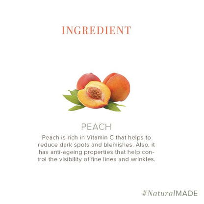 Khadi Natural Peach Handmade Soap Remove Dirt & Impurities