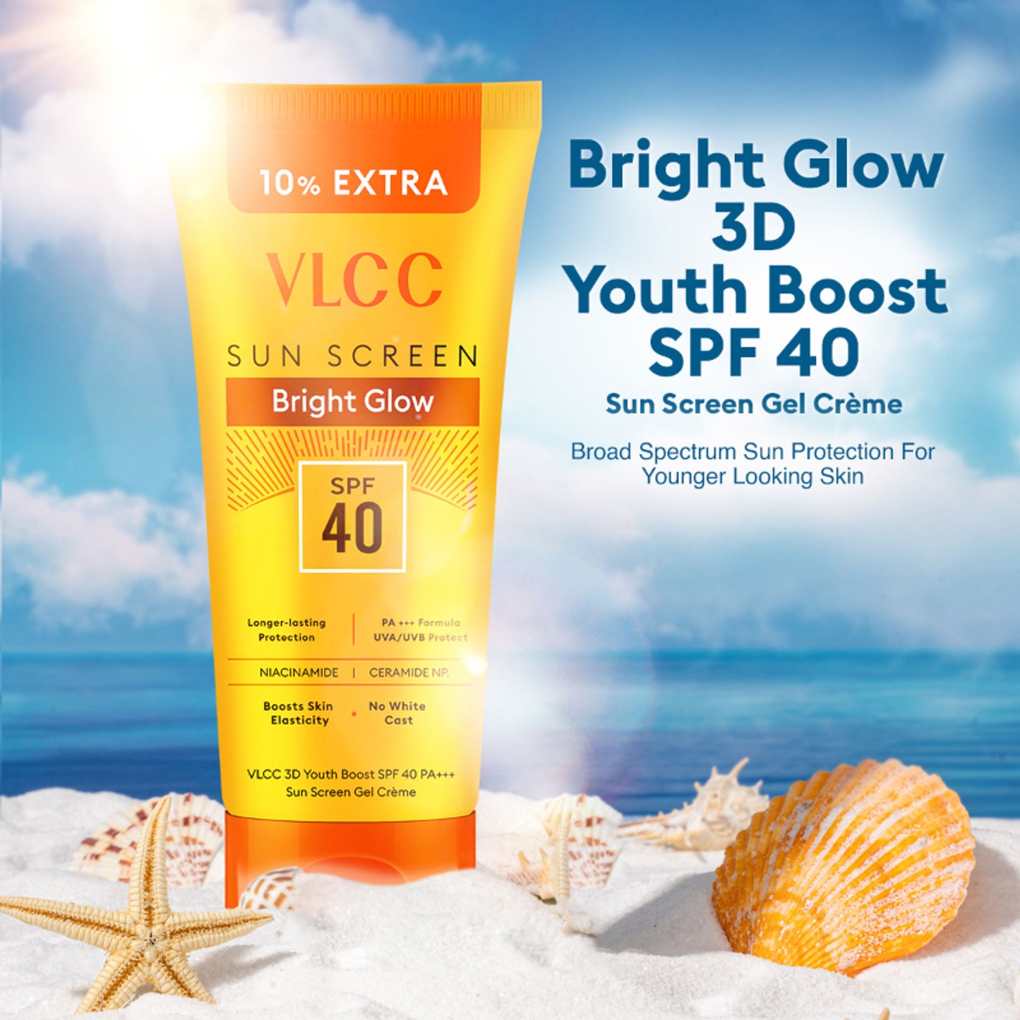 VLCC 3D Youth Boost SPF40 Sun Screen Gel Creme