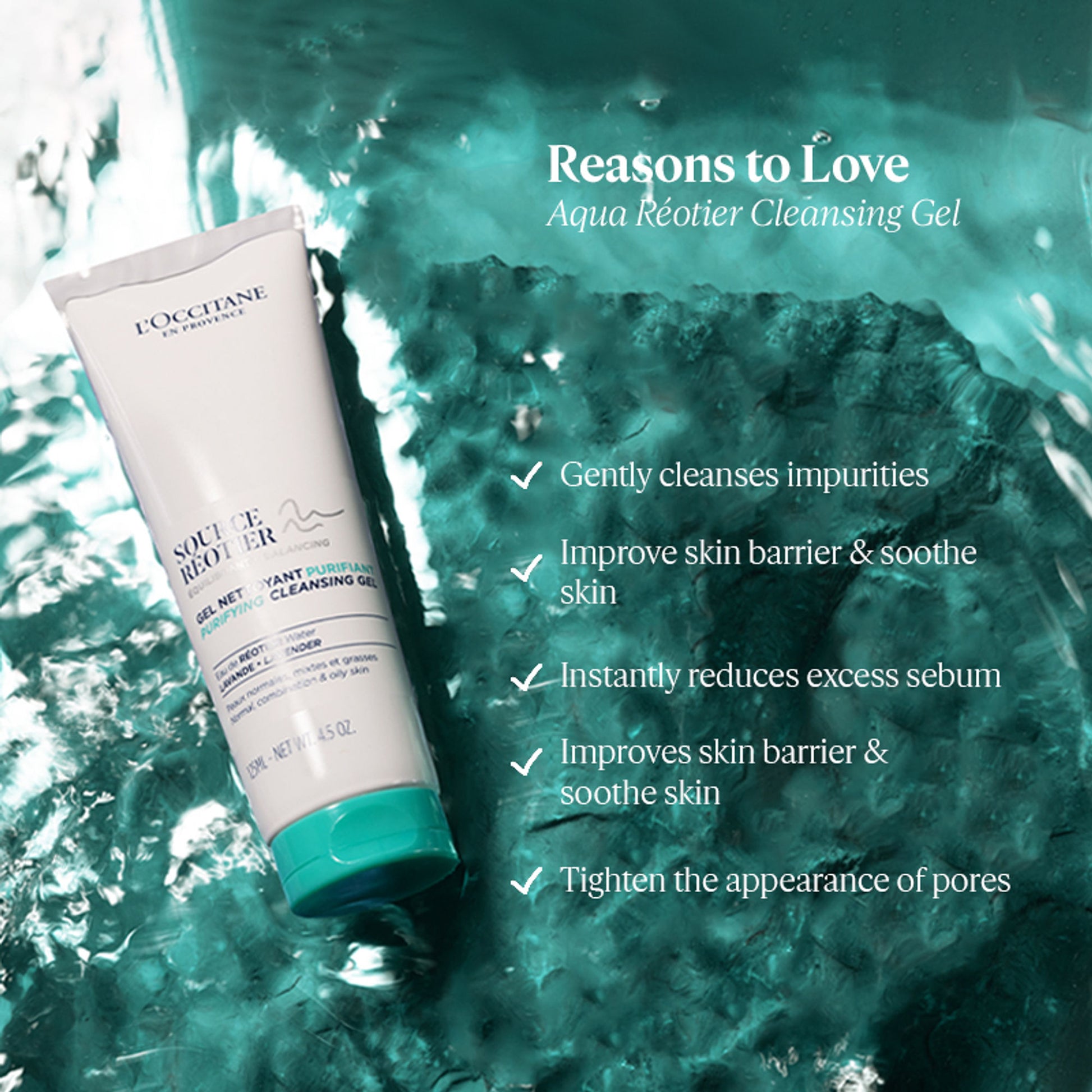 L'Occitane Source Reotier Purifying Cleansing Gel