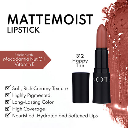 Note Cosmetique Mattemoist Lipstick - 312