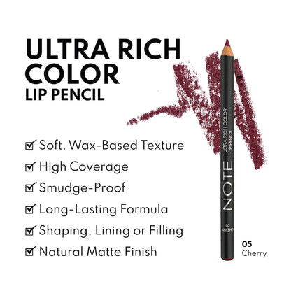 Note Cosmetique Ultra Rich Color Lip Pencil - 5