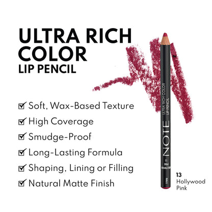 Note Cosmetique Ultra Rich Color Lip Pencil - 13